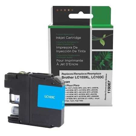 Clover Imaging Group Imaging Non-OEM New High Yield Cyan Ink Cartridge 118067